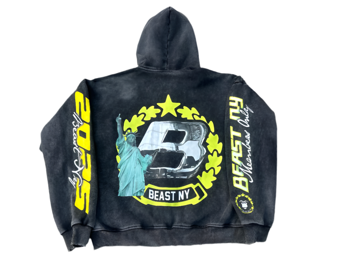 CONCRETE JUNGLE “Beast collection” Hoodie – 2025 Edition (Zip-Up Style)
