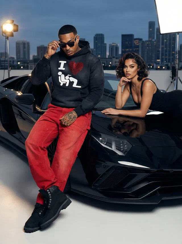 Our famous “I ❤️🫦” Gemstone Hoodie