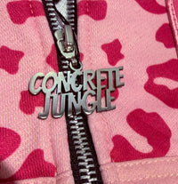 Concretejungle Pink Leopard cropped Set