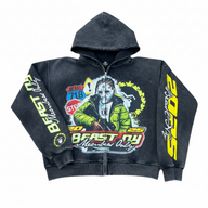 CONCRETE JUNGLE (Beast NY Collection) Hoodie  (Zip-Up Style)