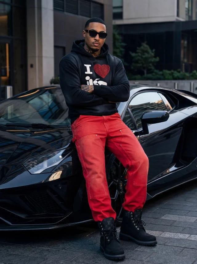 Our famous “I ❤️🫦” Gemstone Hoodie