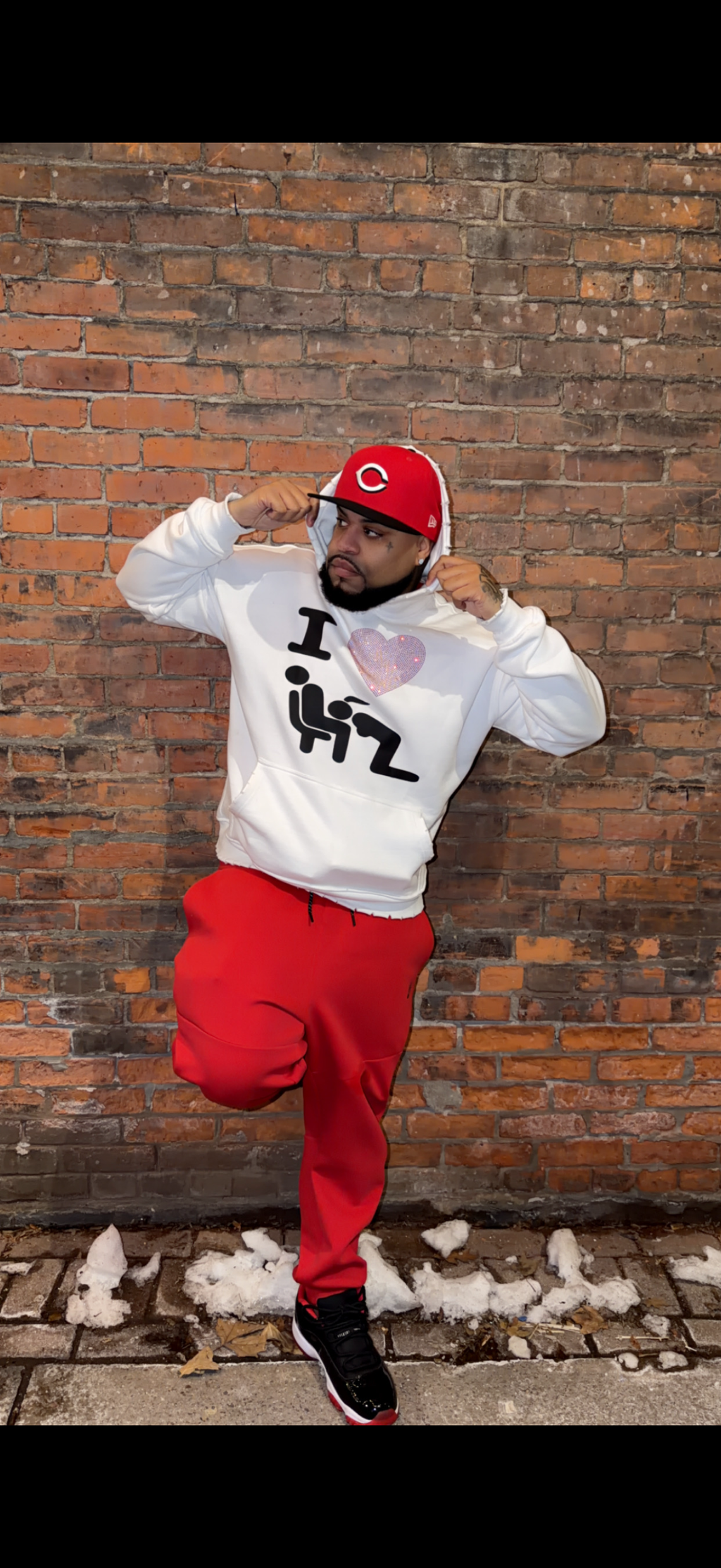 Our famous “I ❤️🫦” Gemstone Hoodie