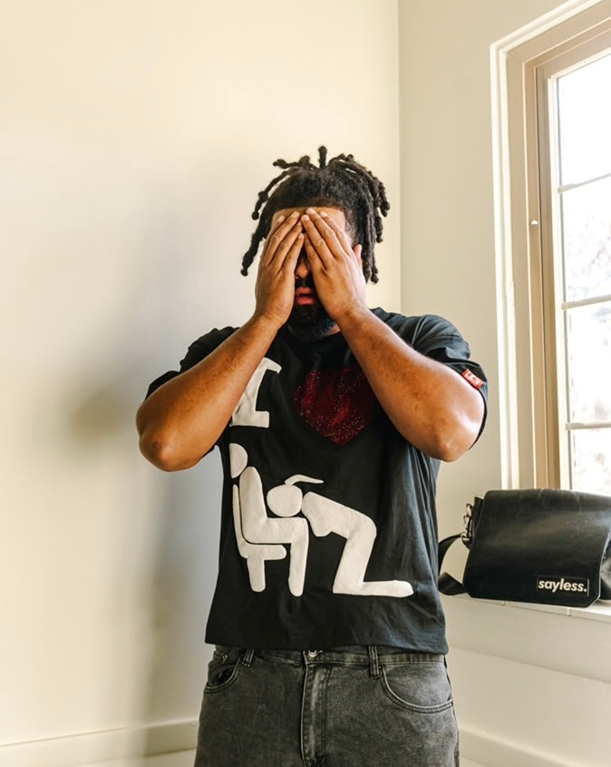 Our famous “I ❤️ head” Boxy Gemstone Tee