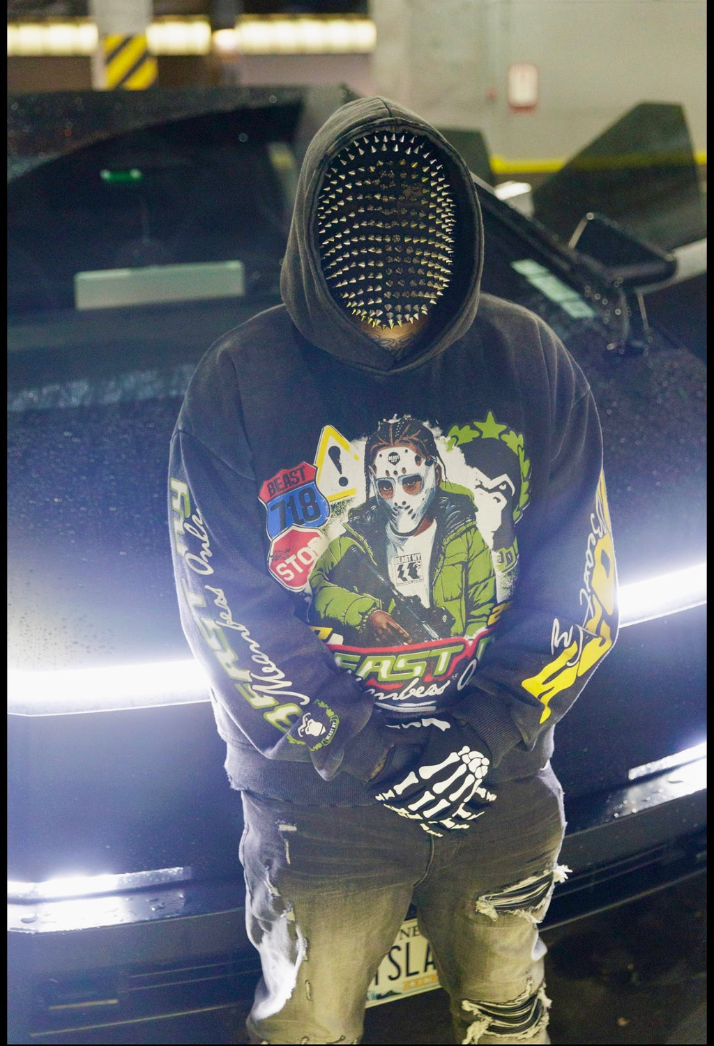 CONCRETE JUNGLE “Beast collection” Hoodie – 2025 Edition (Zip-Up Style)